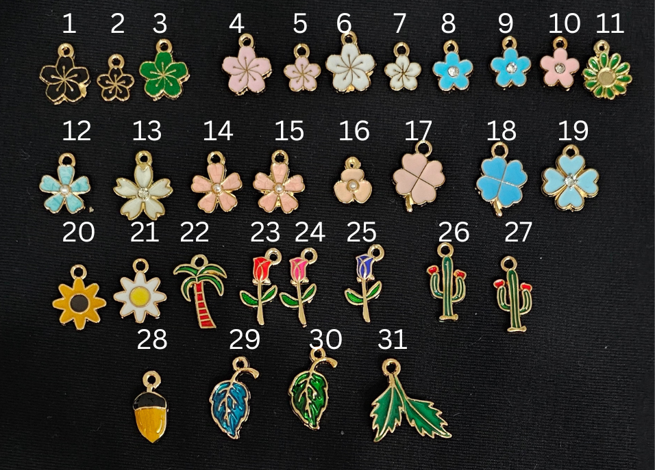 Flower Charms