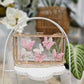 Pink butterfly Acrylic bag