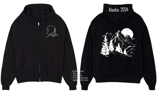 Custom Zip up Hoodies